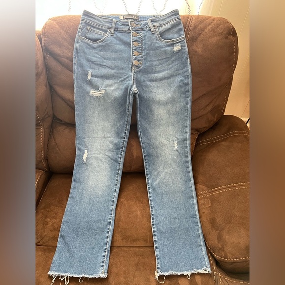 Kut Women's Blue Distressed Jeans - Picture 10 of 10